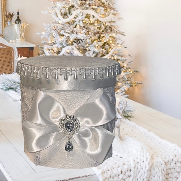 Set (3) Handmade Christmas Ornament w/Box & Candle, White Elephant Gift/Present - Picture 8 of 16